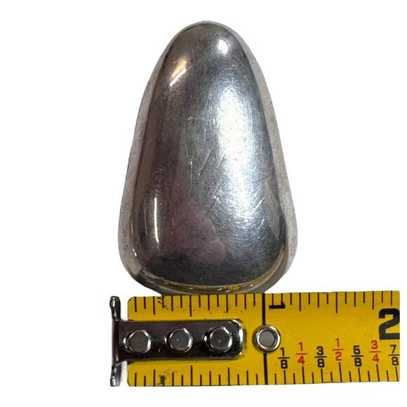 Frederic Jean Duclos Electroform Clip-On Earrings Sterling Silver On Wax MCM - Picture 7 of 9